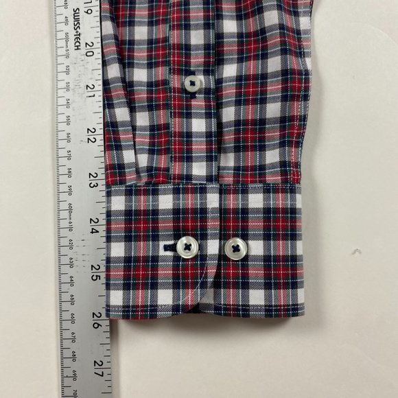 NWOT UNTUCKit Slim Fit Wrinkle Button Down Shirt Mens Medium Plaid Twill Check - Picture 9 of 10